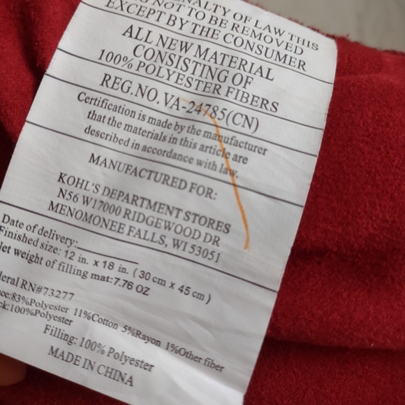 St Nicholas snowmen tapestry holiday throw pillow Lumbar - Picture 4 of 5